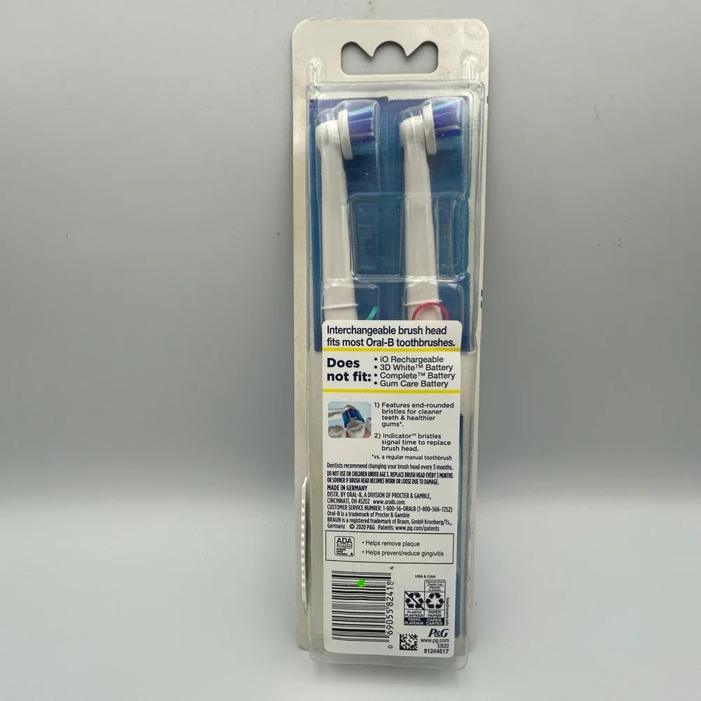 Oral-B Precision Clean Replacement Electric Toothbrush Heads 3 Count EB20